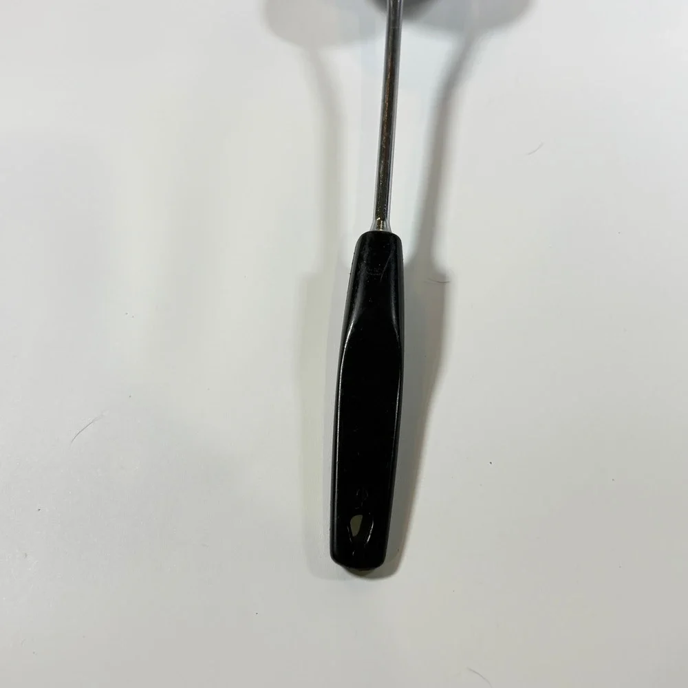 VTG Foley USA Spatula Four Slotted Turner Kitchen Tool Silver Black Chrome 12